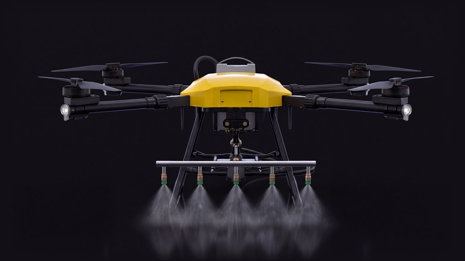 Industrial cleaning drone